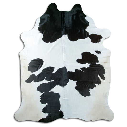 Black & White Cowhide Rug XXL