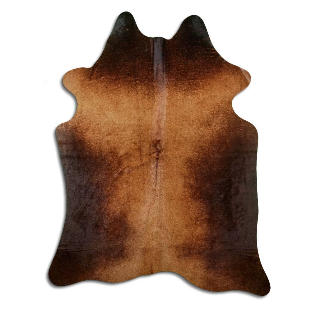 Brown Cowhide Rug L