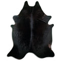 Black Cowhide Rug XXXL