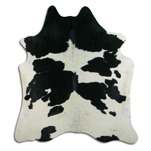 Black & White Cowhide Rug XXL