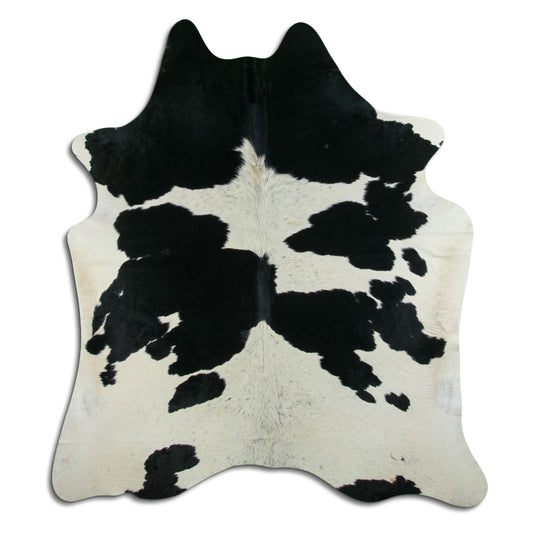 Black & White Cowhide Rug XXL