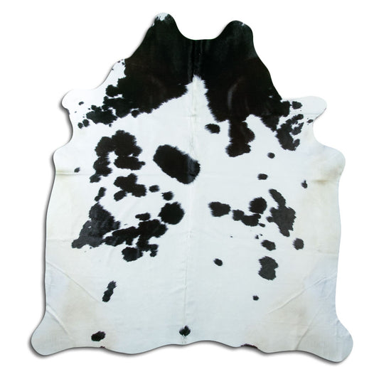 Black & White Cowhide Rug XXL