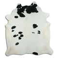 Black & White Cowhide Rug XXL