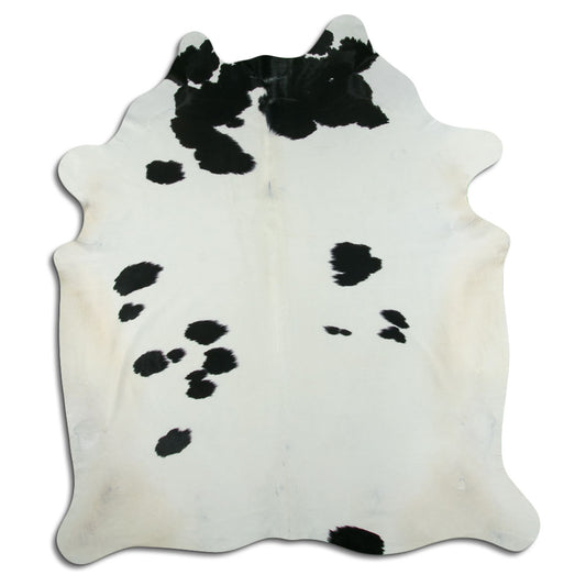 Black & White Cowhide Rug XXL
