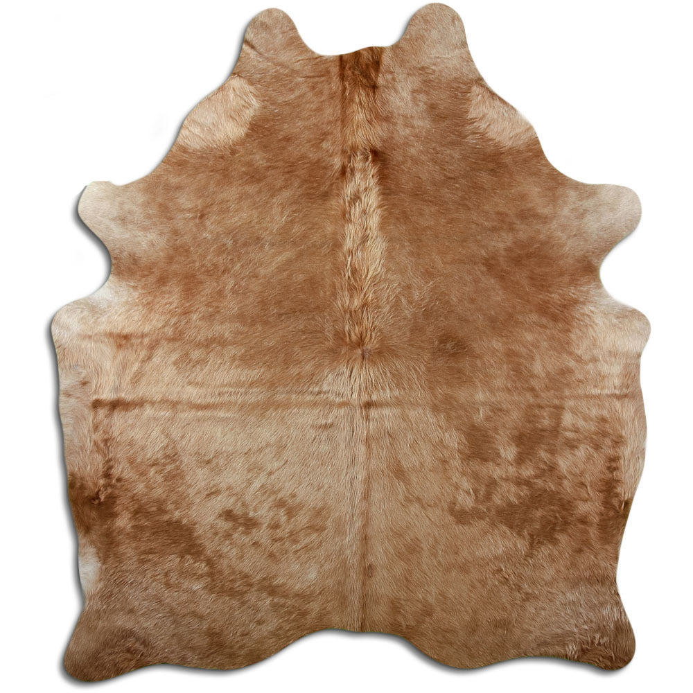 Brown Cowhide Rug L