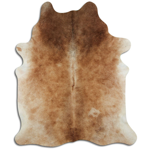 Tan Grey Cowhide Rug XXL