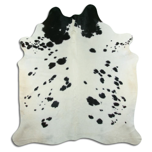 Black & White Cowhide Rug XXL