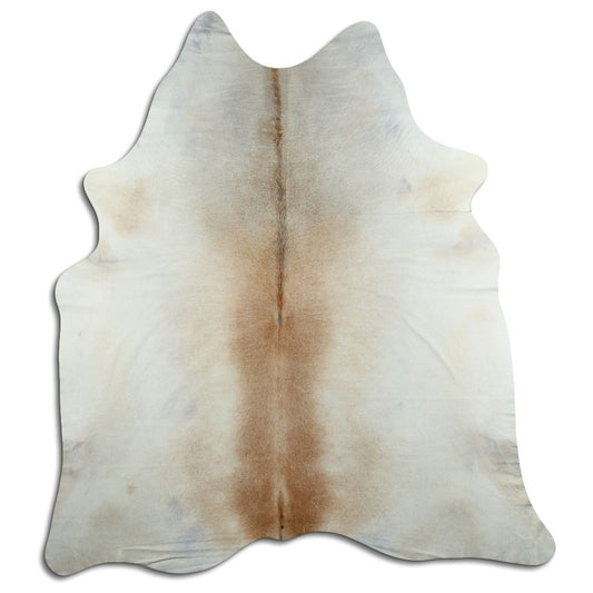 Tan Grey Cowhide Rug XXL