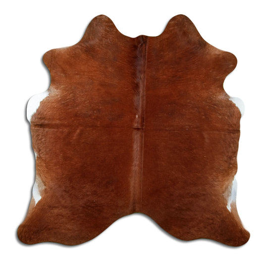 Brown Cowhide Rug L