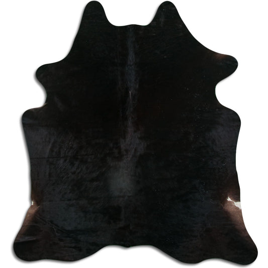 Brown Cowhide Rug L