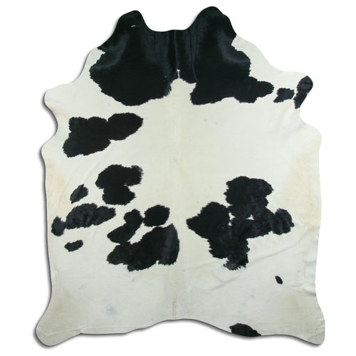 Black & White Cowhide Rug XXL