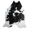 Black & White Cowhide Rug XXL