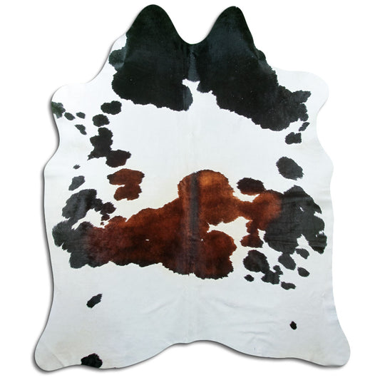 Tricolor Cowhide Rug XXL