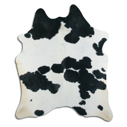 Black & White Cowhide Rug XXL
