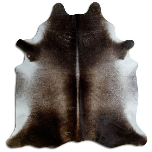 Tan Grey Cowhide Rug XL