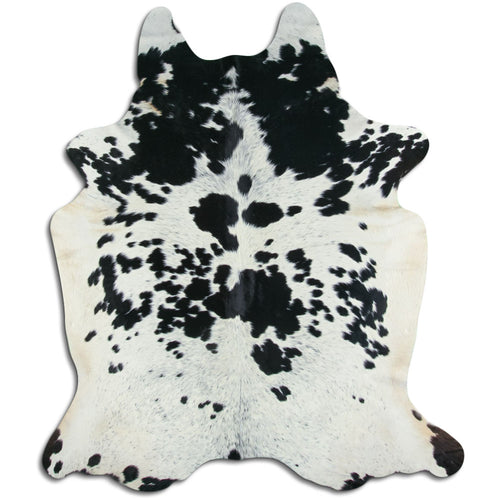 Black & White Cowhide Rug XXL