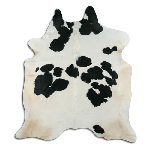 Black & White Cowhide Rug XL