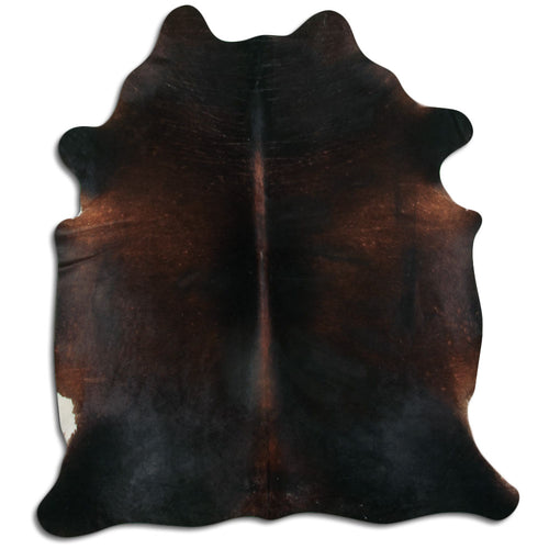 Brown Cowhide Rug L