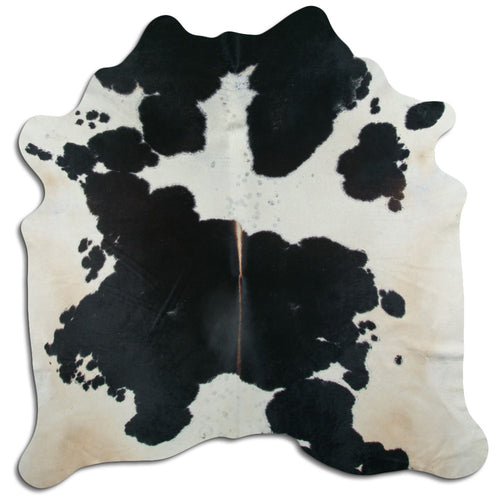 Black & White Cowhide Rug XL