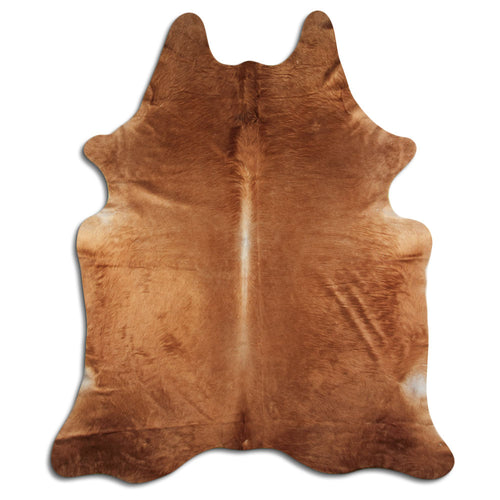 Brown Cowhide Rug XXXL