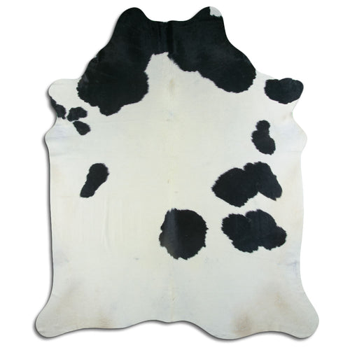 Black & White Cowhide Rug XXXL