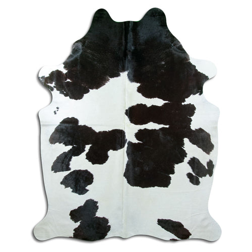 Black & White Cowhide Rug XXL