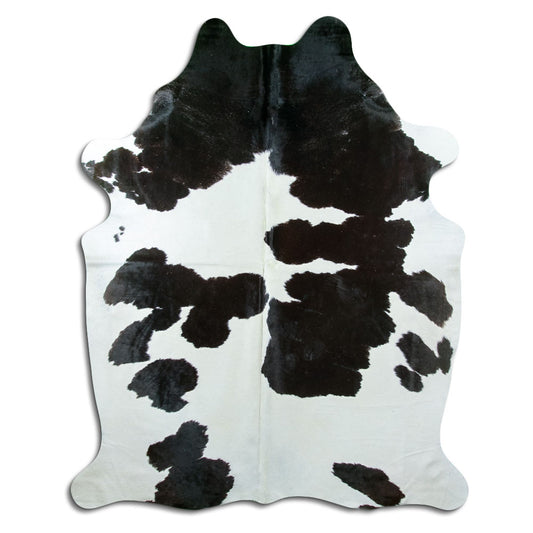 Black & White Cowhide Rug XXL