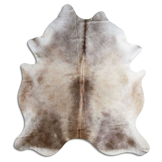 Tan Grey Cowhide Rug XXL