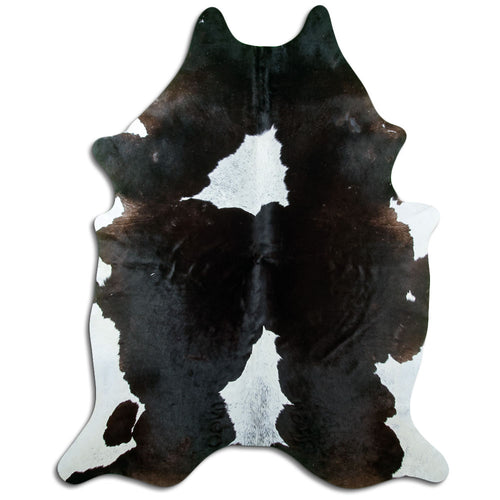 Black & White Cowhide Rug XXL