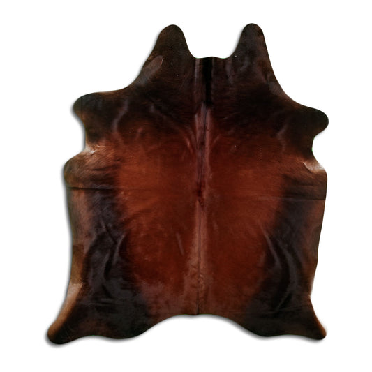 Brown Cowhide Rug L