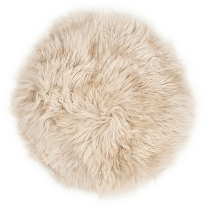 Sheepskin Seat Pad, Beige