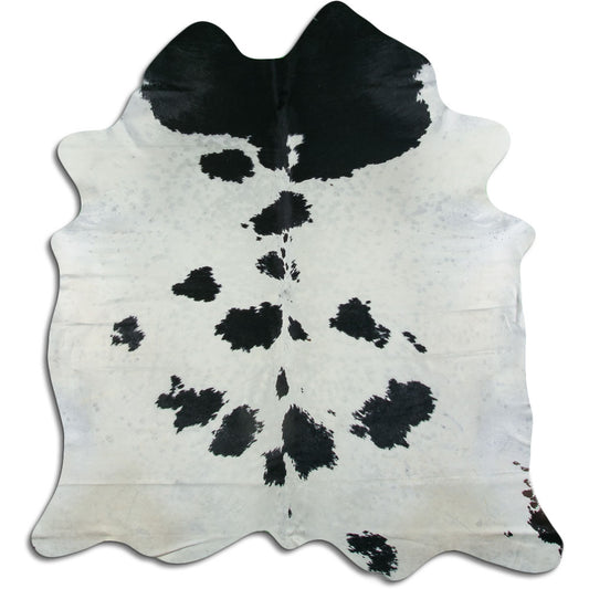 Black & White Cowhide Rug XL