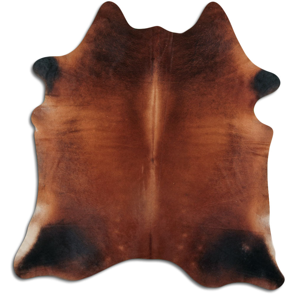 Brown Cowhide Rug XXL