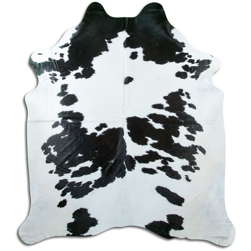 Black & White Cowhide Rug XXL