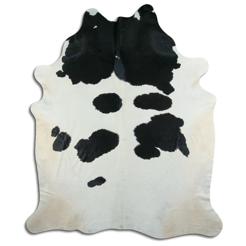 Black & White Cowhide Rug XXXL