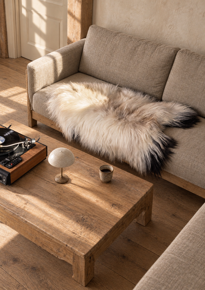 Icelandic Golsótt Sheepskin Rug