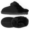 Sheepskin Slippers | Black