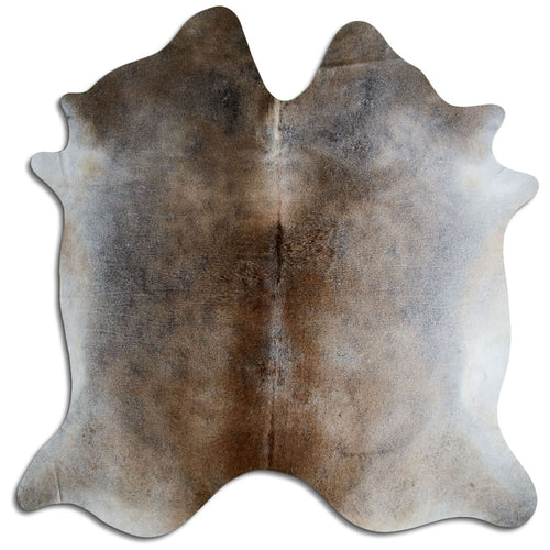 Tan Grey Cowhide Rug XXL