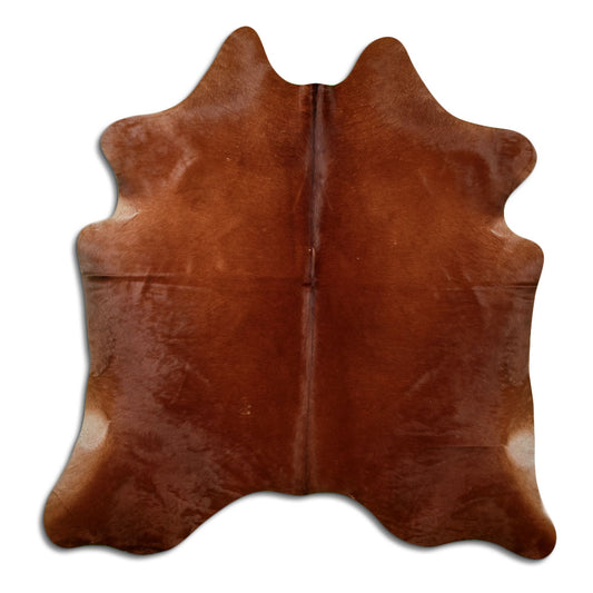 Brown Cowhide Rug L