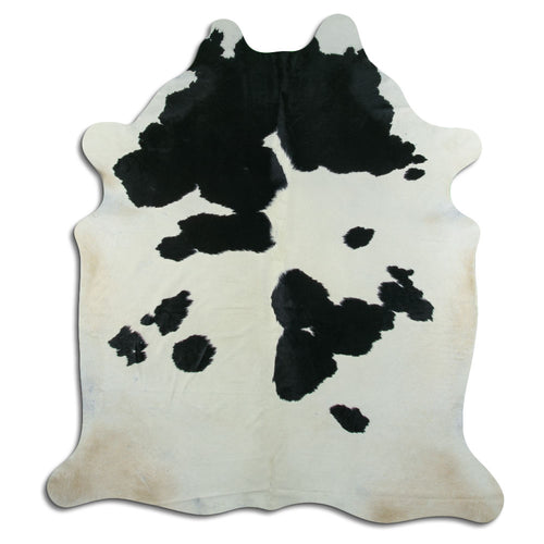 Black & White Cowhide Rug XXL