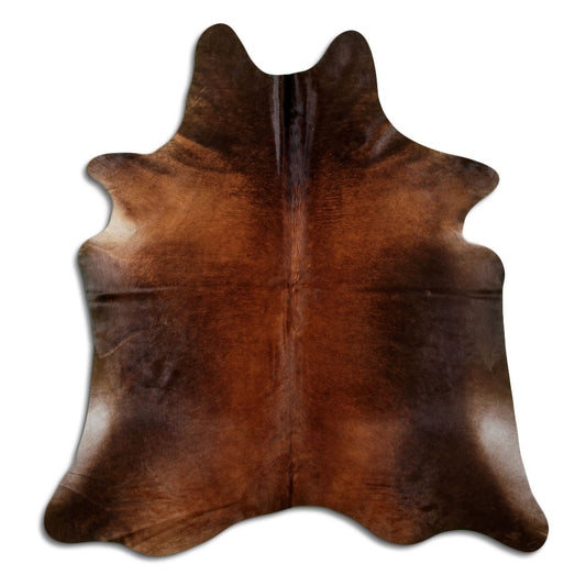 Brown Cowhide Rug L