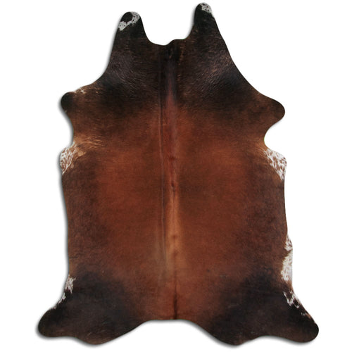 Brown Cowhide Rug XXL