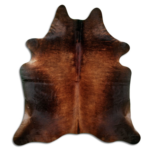 Brown Cowhide Rug L