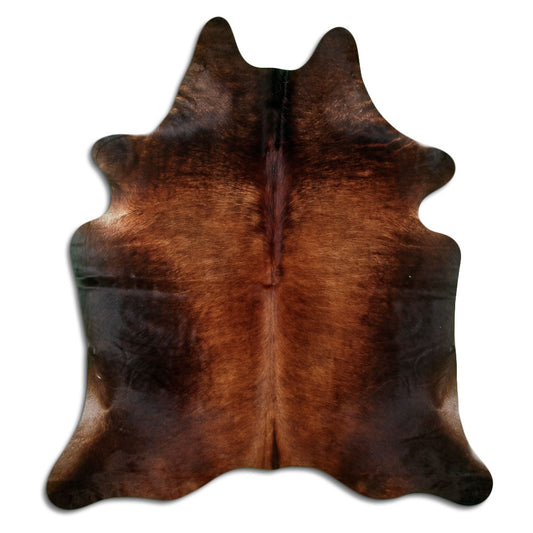 Brown Cowhide Rug L