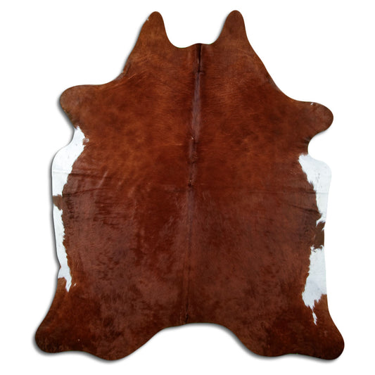 Brown Cowhide Rug L