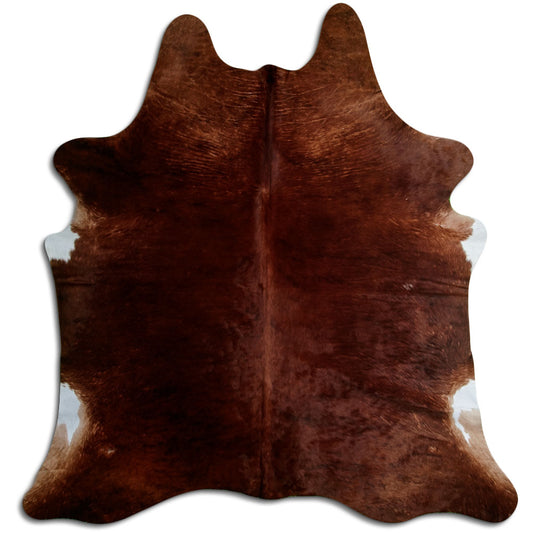 Brown Cowhide Rug XL