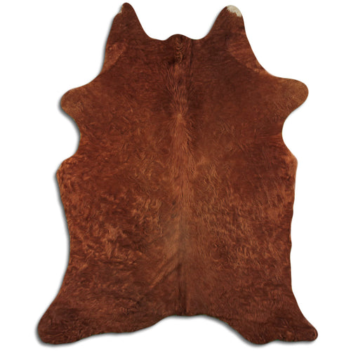 Brown Cowhide Rug L