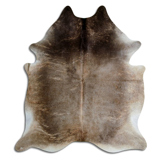 Tan Grey Cowhide Rug XXL