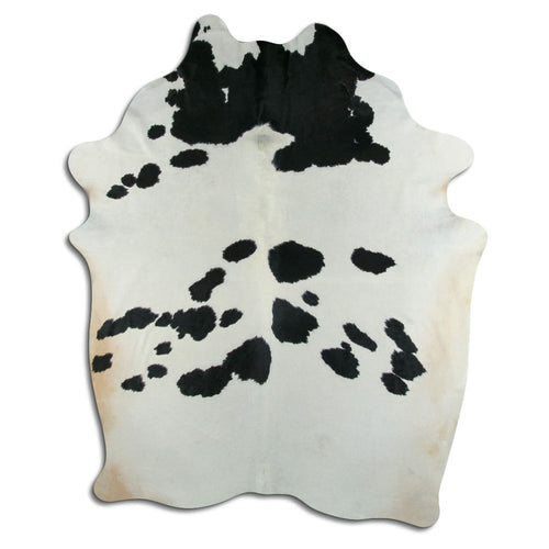 Black & White Cowhide Rug XXXL