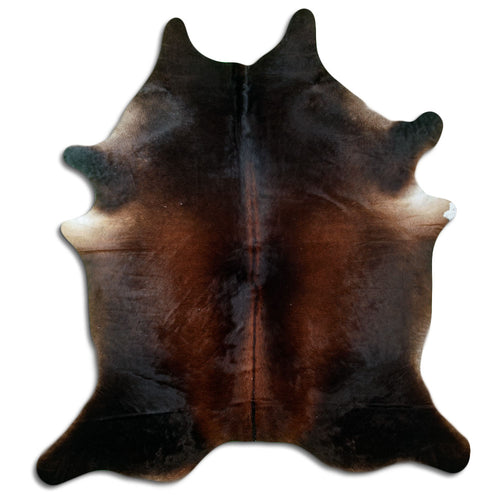 Brown Cowhide Rug XXL